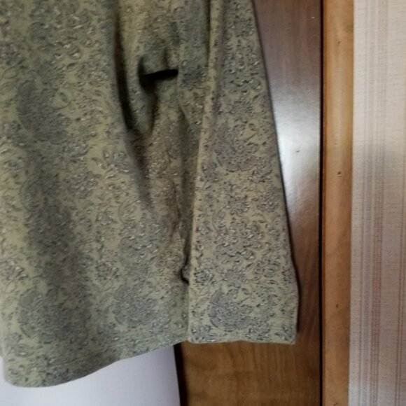 TWO Plus Tops 1X Black cotton top by Roaman's + Cute top by Croft & Barrow - Picture 6 of 9